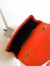 Saint Laurent LouLou Medium Bag in Orange Matelasse Lambskin