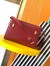 Saint Laurent Manhattan Small Shoulder Bag in Red Calfskin