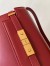 Saint Laurent Manhattan Small Shoulder Bag in Red Calfskin