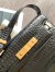 Saint Laurent Manhattan Small Shoulder Bag in Black Crocodile Embossed Calfskin