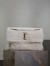 Saint Laurent Niki Oversized Shoulder Bag in White Shearling