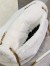 Saint Laurent Niki Oversized Shoulder Bag in White Shearling