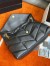 Saint Laurent Puffer Medium Chain Bag In Black Lambskin