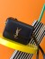 Saint Laurent Solferino Small Bag in Black Calfskin