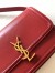 Saint Laurent Solferino Medium Bag In Red Calfskin