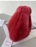 Bottega Veneta Jodie Mini Bag in Red Shearling
