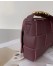 Bottega Veneta Cassette Bag In Burgundy Grained Intreccio Calfskin