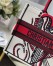 Dior Medium Book Tote Bag In Latte Multicolor Cupidon Embroidery