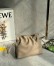 Loewe Mini Flamenco Clutch Bag in Sand Nappa Calfskin