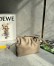 Loewe Mini Flamenco Clutch Bag in Sand Nappa Calfskin