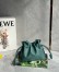 Loewe Mini Flamenco Clutch Bag in Vetiver Nappa Calfskin