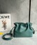 Loewe Flamenco Clutch Bag in Vetiver Nappa Calfskin