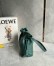 Loewe Flamenco Clutch Bag in Vetiver Nappa Calfskin