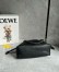 Loewe Medium Flamenco Purse in Black Deerskin 