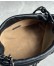 Loewe Medium Flamenco Purse in Black Deerskin 