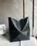 Loewe Large Puzzle Fold Tote Bag in Black Calfskin