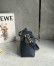 Loewe Puzzle Edge Small Bag in Navy Blue Soft Grained Leather