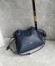 Loewe Mini Flamenco Clutch Bag in Abyss Blue Nappa Calfskin