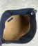Loewe Mini Flamenco Clutch Bag in Abyss Blue Nappa Calfskin