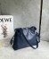 Loewe Flamenco Clutch Bag in Abyss Blue Nappa Calfskin