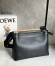 Loewe Flamenco Messenger Bag in Black Supple Calfskin