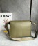 Loewe Flamenco Messenger Bag in Olive Supple Calfskin