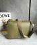 Loewe Flamenco Messenger Bag in Olive Supple Calfskin