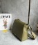 Loewe Flamenco Messenger Bag in Olive Supple Calfskin