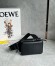 Loewe Molded Sling Bag in Black Calfskin