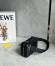 Loewe Molded Sling Bag in Black Calfskin