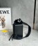Loewe Molded Sling Bag in Black Calfskin