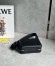 Loewe Molded Sling Bag in Black Calfskin
