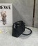 Loewe Puzzle Mini Bag in Black Soft Grained Calfskin