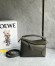 Loewe Puzzle Edge Small Bag in Khaki Green Classic Calfskin 