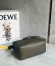 Loewe Puzzle Edge Small Bag in Khaki Green Classic Calfskin 