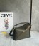 Loewe Puzzle Edge Small Bag in Khaki Green Classic Calfskin 