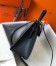 Hermes Kelly 25cm Sellier Bag in Black Epsom Leather with GHW