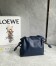 Loewe Mini Flamenco Clutch Bag in Abyss Blue Nappa Calfskin