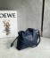 Loewe Mini Flamenco Clutch Bag in Abyss Blue Nappa Calfskin