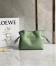 Loewe Mini Flamenco Clutch Bag In Rosemary Calfskin