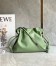 Loewe Flamenco Clutch Bag In Rosemary Calfskin