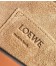 Loewe Gate Small Bag in Tan Calfskin with Jacquard Shoulder Strap