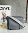 Loewe XS Military Messenger Bag in Grey Calfskin 