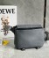 Loewe XS Military Messenger Bag in Grey Calfskin 