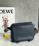 Loewe XS Military Messenger Bag in Dark Blue Calfskin 