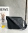 Loewe XS Military Messenger Bag in Black Calfskin 