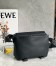 Loewe XS Military Messenger Bag in Black Calfskin 