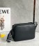 Loewe XS Military Messenger Bag in Black Calfskin 