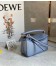 Loewe Puzzle Mini Bag In Atlantic Blue Calfskin