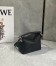 Loewe Puzzle Mini Bag in Black Soft Grained Calfskin